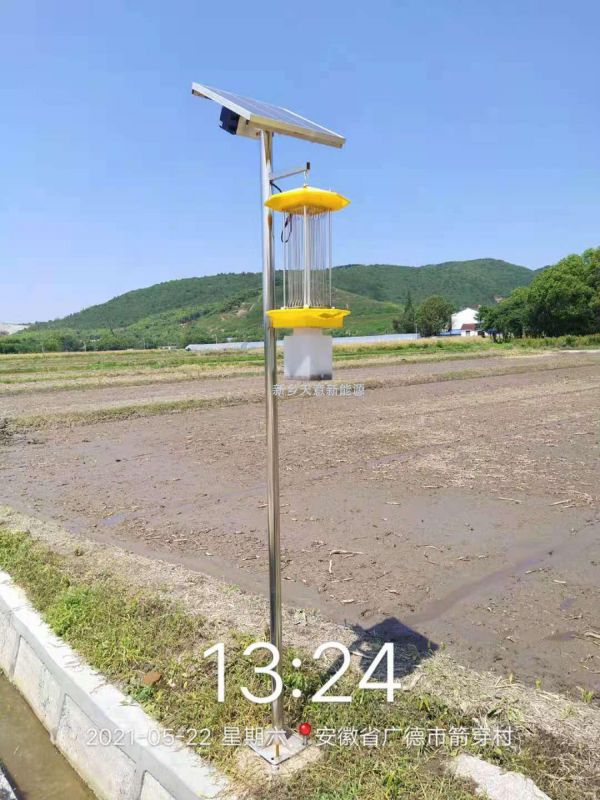 各地農(nóng)業(yè)農(nóng)村局紛紛引進天意太陽能殺蟲燈、自動蟲情測報燈